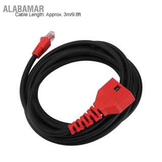 ALABAMAR สายวินิจฉัย OBD 3 ม. การเปลี่ยนอะแดปเตอร์การเข้ารหัสอินเทอร์เฟซสีแดงสำหรับ F Series ESYS