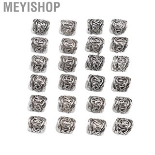 Meyishop Hair Beard Beads  Exquisite Dreadlocks Bead Fashionable Jewelry DIY Alloy Pendant for Music Festivals