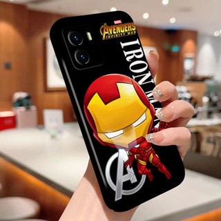 เคสโทรศัพท์มือถือ PC แข็ง กันกระแทก ป้องกันกล้อง ลายการ์ตูน Iron Man สําหรับ Vivo V27 Pro Y20s G Y20t Y30 Y30g Y50 Y55 Y55s Y74s Y76s Y75