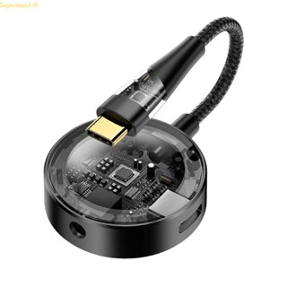 2in1 อะแดปเตอร์ชาร์จหูฟัง Type-C เป็น 3 5 มม. Type-C ตัวเมีย Type-C เป็น AuxAudios Dongle PD60