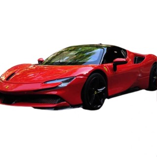 โมเดลรถยนต์จําลอง Bimei Gao 1: 18 Ferrari SF90 ของเล่นสะสม สําหรับเด็ก