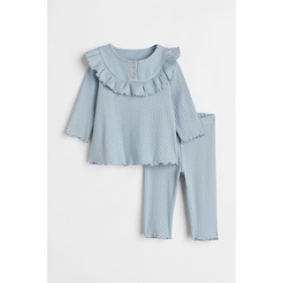 H&amp;M  Girl 2-piece ribbed cotton set 1079098_1