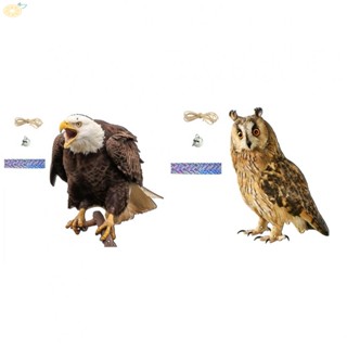 【VARSTR】Aesthetic Garden Decor Functional Bird Control Owl Statue for Gardens and Patios