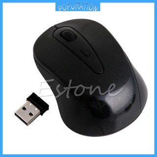 Pop เมาส์ออปติคอลไร้สาย 2 4G รับสัญญาณ USB สําหรับ PC แล็ปท็อป โน้ตบุ๊ก