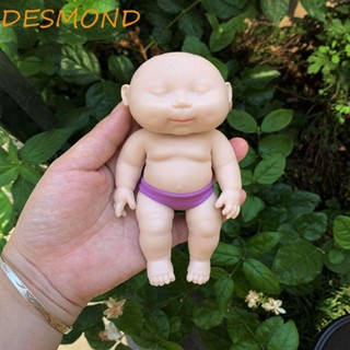 Desmond ตุ๊กตาบีบได้ ตุ๊กตาเด็กแรกเกิด ปาล์มนิ่ม น่ารัก ทรัมเป็ต สีดํา 13 ซม. สําหรับคนงานออฟฟิศ