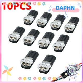 Daphs แคลมป์เชื่อมต่อสายไฟ 12V กันน้ํา สําหรับยานยนต์ 10 20 ชิ้น