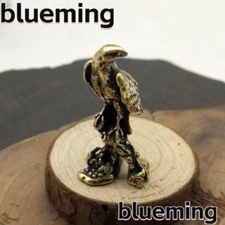 Blueming2 รูปปั้นนกอินทรีย์ ทองแดง ทองเหลือง ขนาดเล็ก สไตล์วินเทจ สําหรับตกแต่งบ้าน 3 ชิ้น