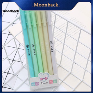 &lt;moonback&gt; ปากกาเจล น้ําหนักเบา สําหรับลงนามในสํานักงาน 6 ชิ้น