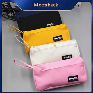 &lt;moonback&gt; เคสปากกา ทรงสี่เหลี่ยม จุของได้เยอะ แฟชั่นสําหรับเด็กผู้ชาย และเด็กผู้หญิง