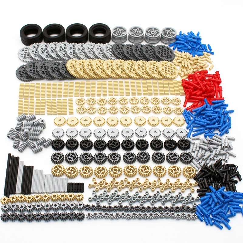 Technic MOC อะไหล่ชิ้นส่วนตัวต่อ สําหรับรถยนต์ รถบรรทุก 638 ชิ้น เข้ากันได้กับ