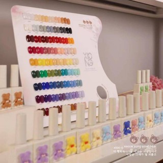 Caifeng กาวยาทาเล็บ ลายหมีน้อย 60 สี สไตล์ญี่ปุ่น 2023