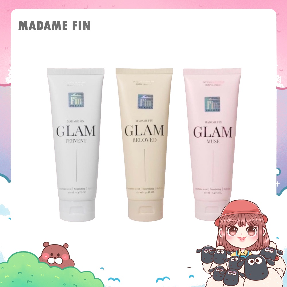 MADAME FIN LOTION GLAM มาดามฟิน โลชั่นน้ำหอม รุ่นGLAM (240ml./หลอด)