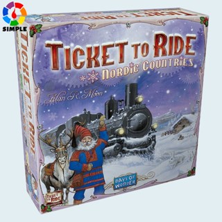 Ticket to Ride Nordic Countries Board Game | Train Route-Building Strategy Game | Fun Family Game for Kids and Adults