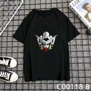 Stok Sedia Ada Cotton Lengan Pendek Besar Murah Baju Lelaki Perempuan Tshirt Japan manga anime cool Gundam Robot C0_03