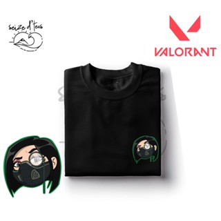 SDT Seize D Tees - Valorant Viper Eyebrow Suspicious Chibi Customized Shirt Unisex T-shirt_01