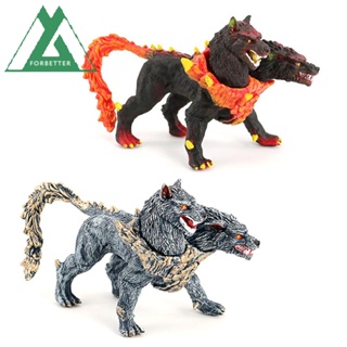 FORBETTER Gifts Action Figures Amazing Heroes Figurine Model World of Warcraft Series Model Toy Miniatures Doll ornaments Toy Figures Collectible Model Magic Simulation Animal Doll Toys Hell Two-headed Dog Model