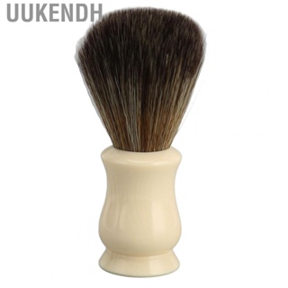 Uukendh Neck Duster Brush  Aesthetic Resin Handle Portable Synthetic Bristles Absorbent Soft Beard Cleaning Brush  for Salon