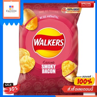 Smoked Bacon Potato Crisps Walkers 32.5 G