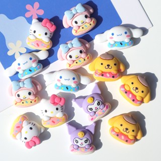 SANRIO ซานริโอ้ ซินนามอร์โรล เรซิ่น อุปกรณ์ตกแต่งผม แฮนด์เมด diy เปลือกโทรศัพท์ ครีม กาว อุปกรณ์ตกแต่งผม