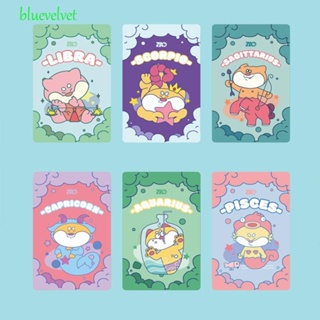 Bluevelvet บัตรเครดิต ลายกลุ่มดาวสิบสองกลุ่มดาวน่ารัก คุณภาพสูง สําหรับของขวัญ