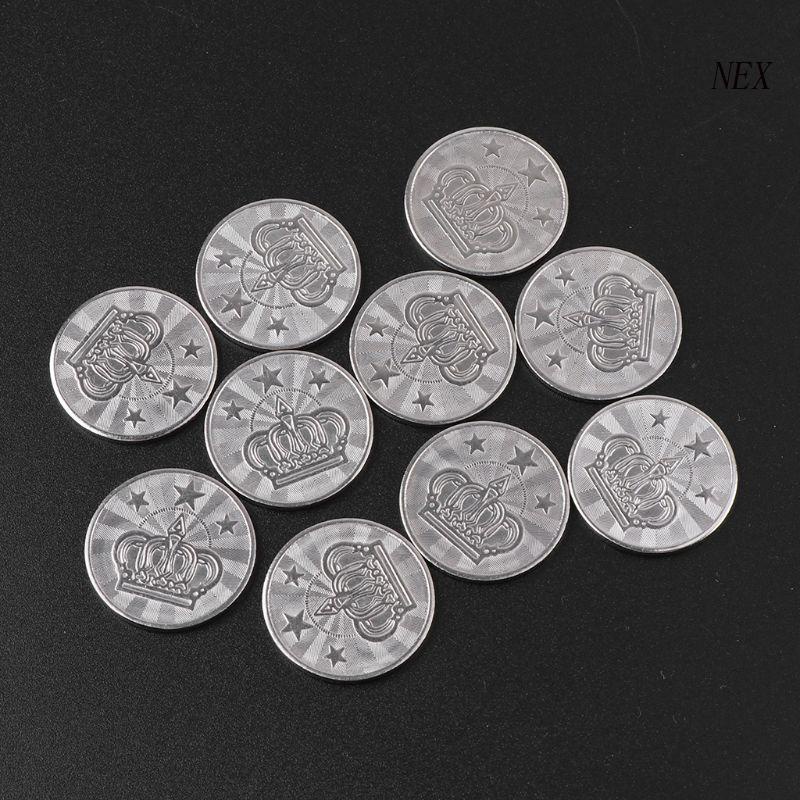 Nex เหรียญกษาปณ์ที่ระลึก เกมโทเค็น ของที่ระลึก ของสะสม เหรียญศิลปะ ของขวัญ ของที่ระลึก เหรียญท้าทาย เหรียญเกมเหรียญ 10 ชิ้น