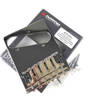 Mai-(จัดส่งรวดเร็ว) ของแท้ GOTOH GTC-201 สะพานสายกีตาร์ไฟฟ้า พร้อมอาน B โครเมี่ยม ผลิตในประเทศญี่ปุ่น