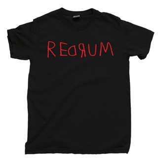 QGเสื้อยืด พิมพ์ลายภาพยนตร์สยองขวัญ THE SHINING REDRUM Stanley Kubrick Room 237 สําหรับผู้ชาย