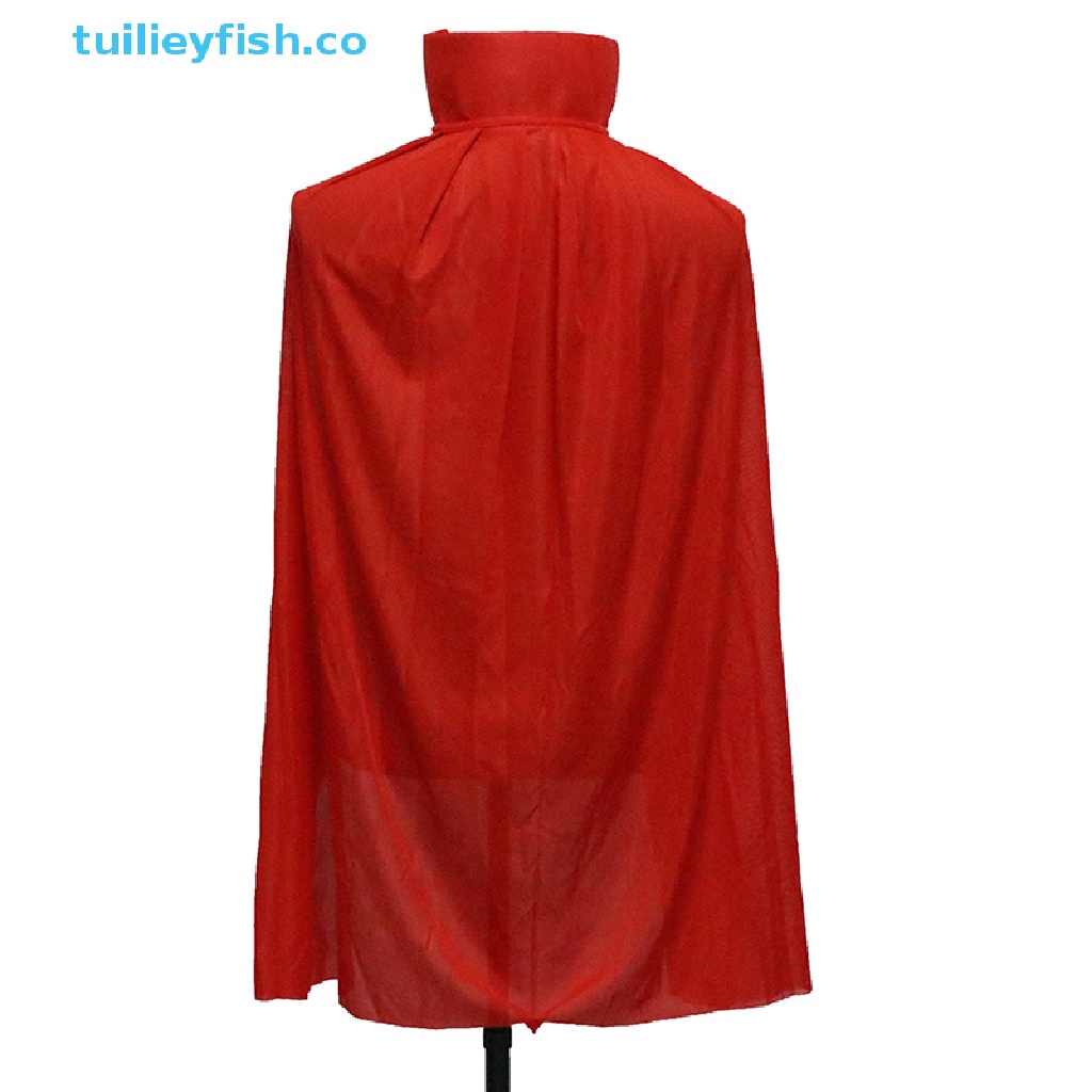 Tuilieyfish ชุดคอสเพลย์แม่มด แวมไพร์ ปีศาจ สีแดง สีดํา สําหรับปาร์ตี้ฮาโลวีน