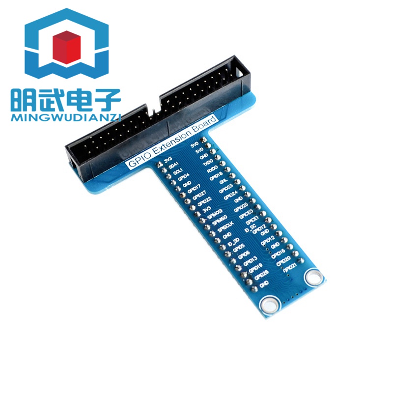 Raspberry Pi B+ บอร์ดขยาย GPIO ชนิด T PCB สีแดง น้ําเงิน ดํา