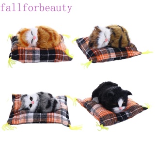 Fallforbeauty ตุ๊กตาแมวปลอมน่ารัก สร้างสรรค์ ของขวัญวันเกิด สําหรับเด็ก