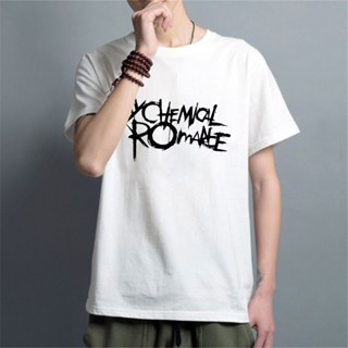 ขายดี เสื้อยืดลําลอง แขนสั้น พิมพ์ลาย My Chemical Roce แนวคลาสสิก เข้ากับทุกการแต่งกาย สําหรับผู้ชาย KIfjgb48DOdfab64