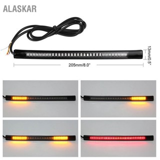 Alaskar ไฟท้าย Led 12‐15V อเนกประสงค์ สีแดง สีเหลือง สําหรับติดป้ายทะเบียนรถจักรยานยนต์