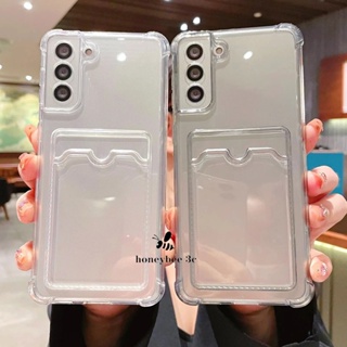 เคสโทรศัพท์มือถือแบบใส กันกระแทก พร้อมช่องใส่บัตร สําหรับ Huawei P50 P40 P30 Pro Mate 50 40 30 Pro Y9s Y6s Y9 Y6 Prime 2019