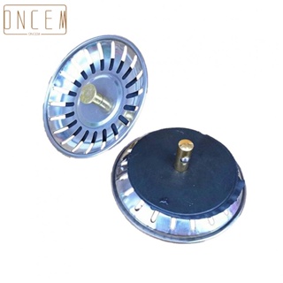 【ONCEMOREAGAIN】Sink Strainer Steel Stopper 4PCS Basin Bath Bathroom Bathtub Cover Replacement