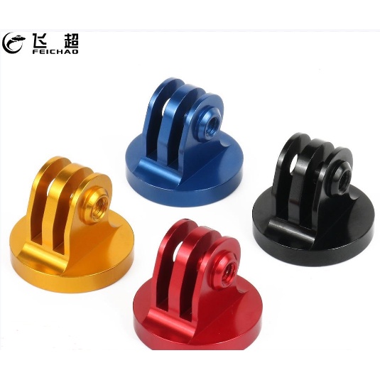Feichao ขาตั้งกล้องอะแดปเตอร์ 1/4 ด้ายอะแดปเตอร์ CNC อลูมิเนียมสําหรับ Go Pro Hero 13 12 11 10 9 8 7 6 อุปกรณ์เสริมสําหรับกล้อง Action