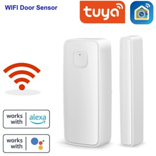 Tuya เซนเซอร์ประตูอัจฉริยะ WiFi ไร้สาย กันขโมย พร้อม Alexa Go