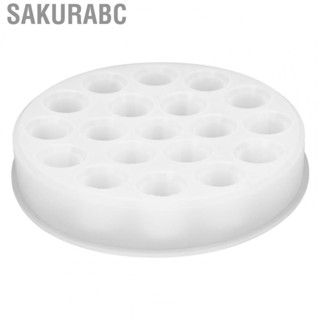 Sakurabc Lipstick Storage Mold  Silicone Flexible Lipstick Resin Mold Round  for Container Box