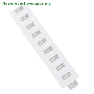 ชิปแท็กสติกเกอร์ NFC Ntag213 2 * 1 ซม. 13.56 MHz ความถี่วิทยุ NFC 50 ชิ้น