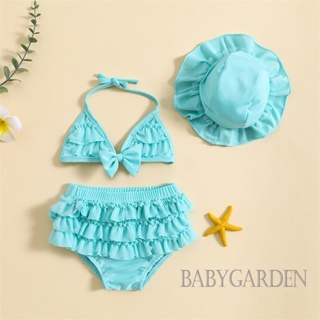 Babygarden- ชุดบิกินี่ ฤดูร้อน สําหรับเด็กผู้หญิง เสื้อแขวนค…