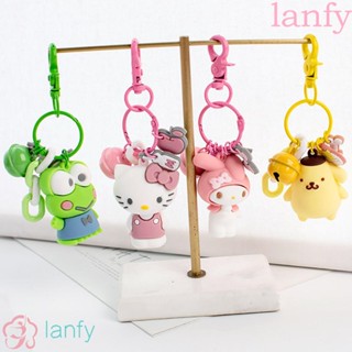 Lanfy พวงกุญแจรถยนต์ซิลิโคนรูปกบน่ารักสําหรับห้อยกระเป๋า