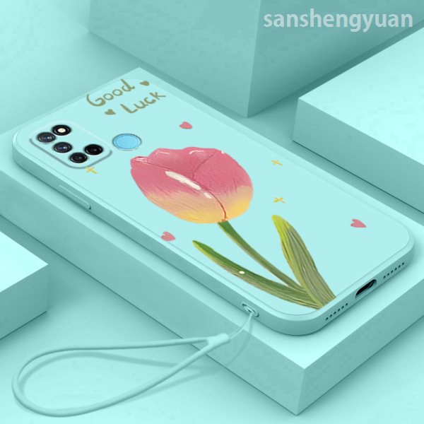 เคส Samsung A21S เคสโทรศัพท์ ซิลิโคนนุ่ม กันกระแทก ลายดอกไม้สวยงาม สําหรับ Samsung A21S น่ารัก ลายการ์ตูน กันกระแทก ytydfh01