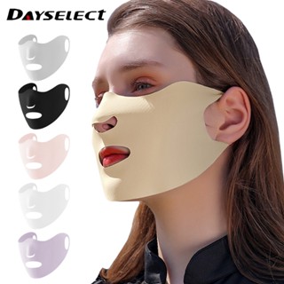 Dayselect หน้ากากผ้าเรยอน ป้องกันรังสียูวี ระบายอากาศ ให้ความชุ่มชื้น สําหรับเล่นกีฬากลางแจ้ง