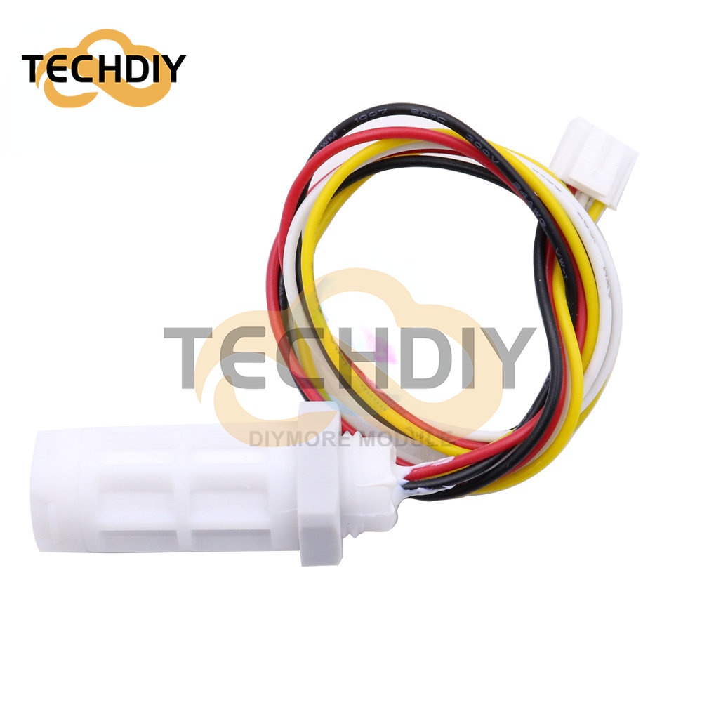 สายเคเบิลเซนเซอร์วัดอุณหภูมิ และความชื้น 2.15-5.5V SHT30 HY2.0-4P อินเตอร์เฟซ IIC ดิจิทัล เอาท์พุต ยาว 28 ซม.