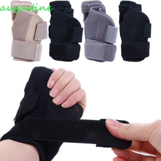 AUGUSTINE Sport Safety Elastic Bandage Carpal Tunnel Tendonitis Wrist Protector Pad Wrist Support Wrist Splint Arthritis Therapy Splint Stabilizer Hand Brace Accessories Thumb Spica Relieve Soft Wrist Brace