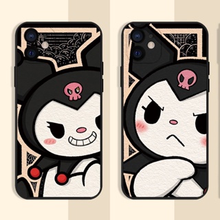 Kuromi คู่รัก เคส OPPO A5S F9 A7 A12 A15 A57 2022 A76 A96 A55 A9 2020 A5 2020 A55 A95 A74 A16 เคสป้องกันโทรศัพท์มือถ