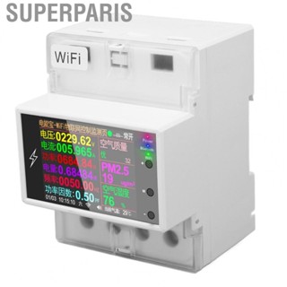 Superparis Power Meter 2.4in TFT Display Electric Energy   Switch AC85‑265V