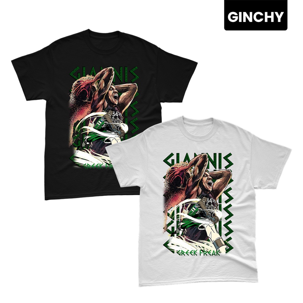 Giannis | Milwaukee Bucks | Bucks | Antetokounmpo 34 | T-shirt Unisex | Giannis Antetokounmpo | NBA