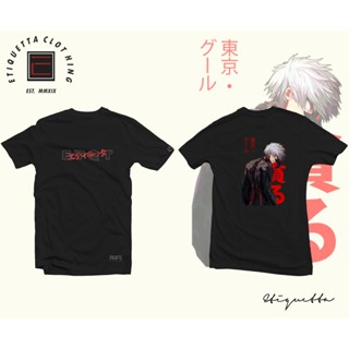 พร้อมส่ง Anime Shirt - Tokyo  Ghoul - ETQTCo. Shirt - Kaneki v2 การเปิดตัวผลิตภัณฑ์ใหม่ T-shirt