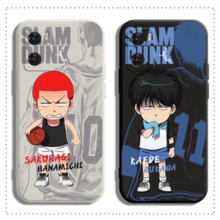 เคส OPPO A31 A9 A5 A7 A5S A12 A11K F11 F9 F7 F5 F1S A3S A12e PRO โทรศัพท์มือถือแบบนิ่ม ลาย SLAM DUNK สีดํา สีขาว สําหรับ