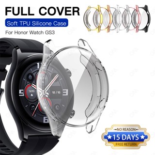 เคสซิลิโคน แบบนิ่ม ป้องกันรอยขีดข่วน สีสันสดใส สําหรับ Huawei Honor Watch GS 3 GS3